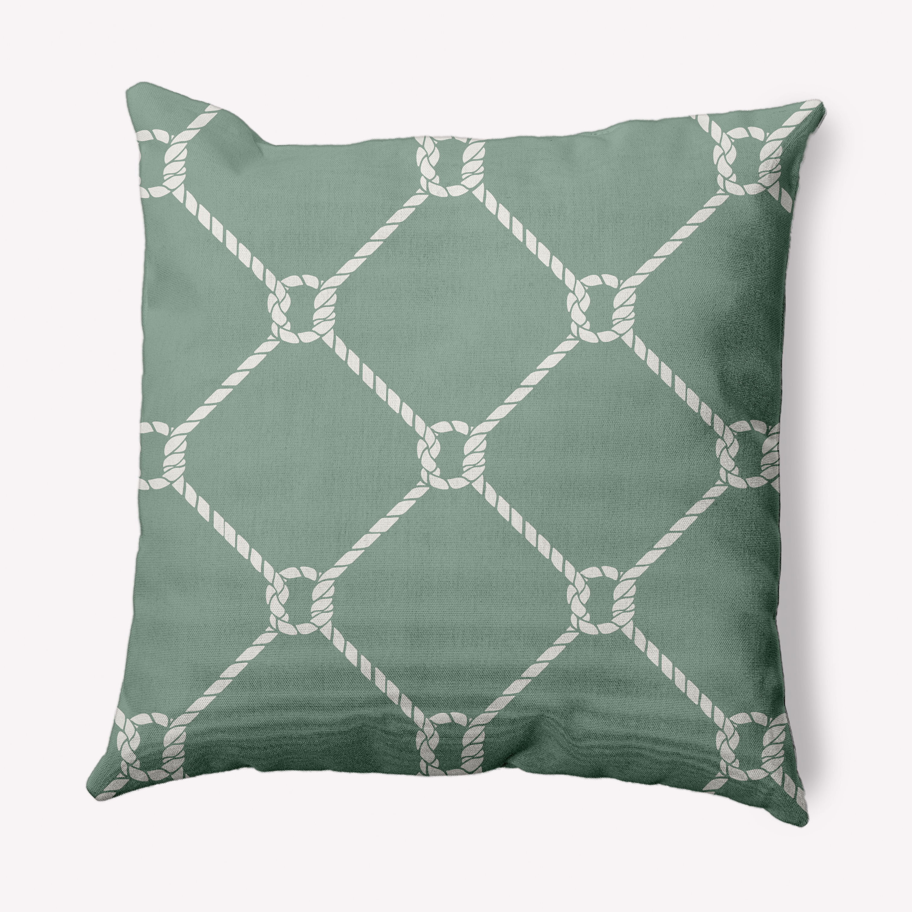 Simply Daisy 16" x 16" Ahoy! Nautical Decorative Indoor Pillow