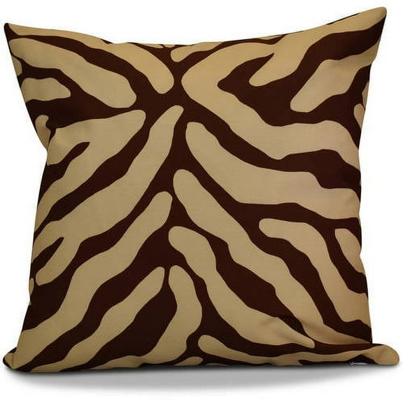 Simply Daisy 16" x 16" Animal Stripe Geometric Print Pillow