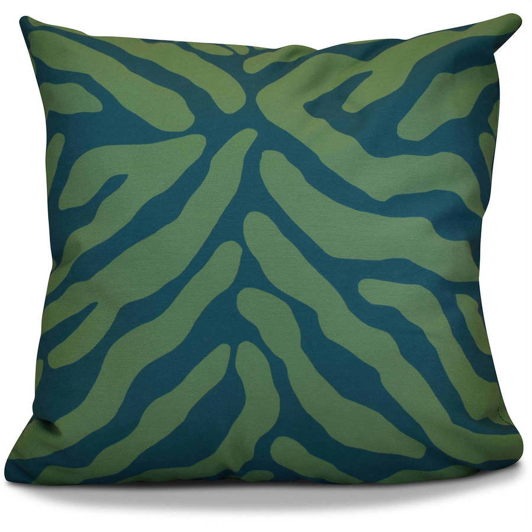 Simply Daisy 16" x 16" Animal Stripe Geometric Print Pillow