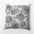 thumbnail image 1 of Simply Daisy 16" x 16" Antique Flowers Floral Print Pillow, 1 of 5
