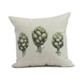 thumbnail image 1 of Simply Daisy, 16" x 16" Artichoke Outdoor Pillow, Green, 1 of 2