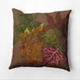 thumbnail image 1 of Simply Daisy 16" x 16" Autumn Colors Flower Pillow, Brown (1 count), 1 of 1