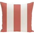 thumbnail image 1 of E by Design 16” x 16” Outdoor Decorative Pillow, Awning Stripe Print, Polyester, Faux Down, 1 of 1