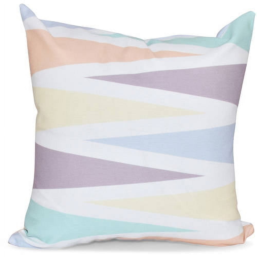 Simply Daisy 16" x 16" Backgammon Geometric Print Pillow