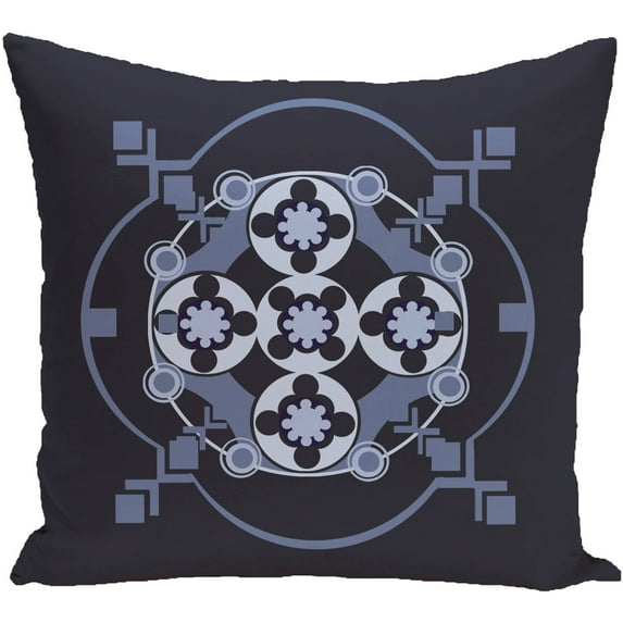 Simply Daisy 16" x 16" Bandana-Rama Geometric Print Outdoor Pillow