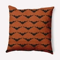 thumbnail image 1 of Simply Daisy 16" x 16" Bat Colony Indoor/Outdoor Polyester Throw Pillow, Sienna, 1 of 1