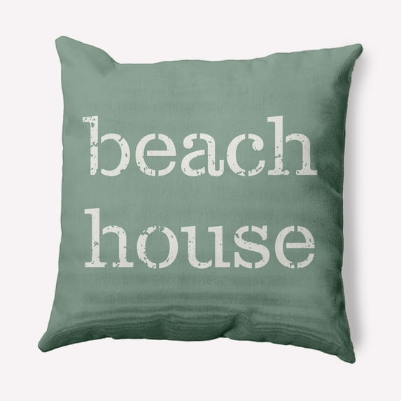 Simply Daisy 16" x 16" Beach House Nautical Decorative Indoor Pillow
