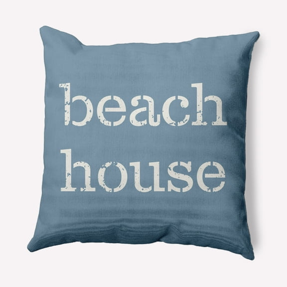 Simply Daisy 16" x 16" Beach House Nautical Decorative Indoor Pillow