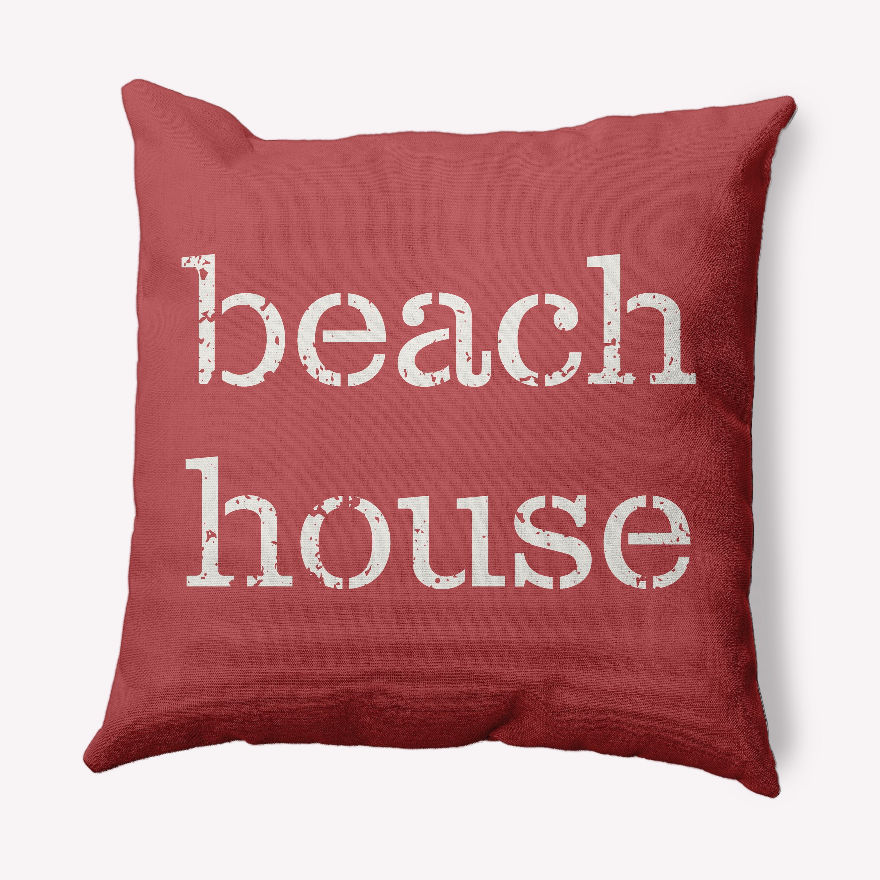 Simply Daisy 16" x 16" Beach House Nautical Decorative Indoor Pillow
