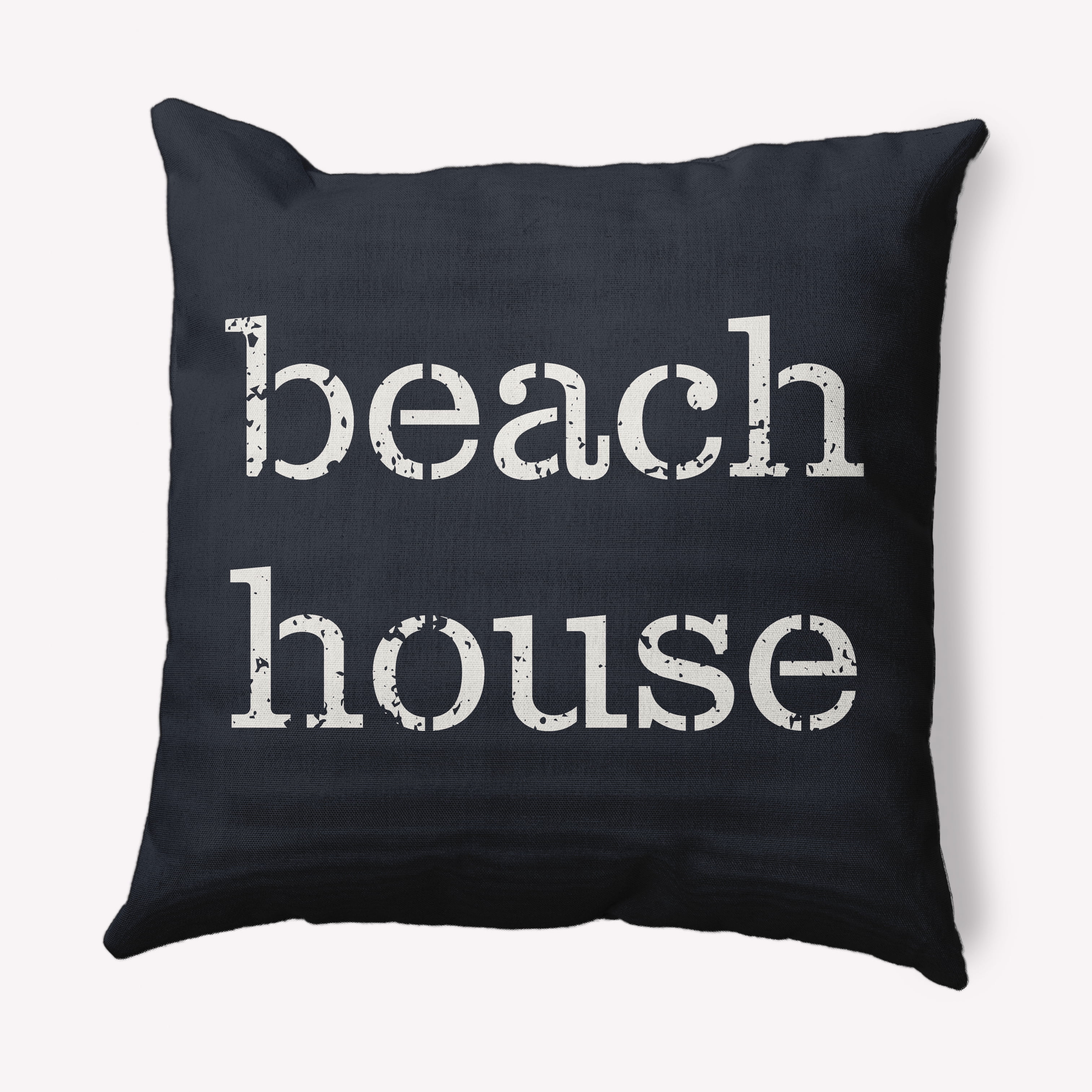 Simply Daisy 16" x 16" Beach House Nautical Indoor/Outdoor Throw Pillow
