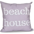 thumbnail image 1 of Simply Daisy 16" x 16" Beach House Word Print Outdoor Pillow, 1 of 1