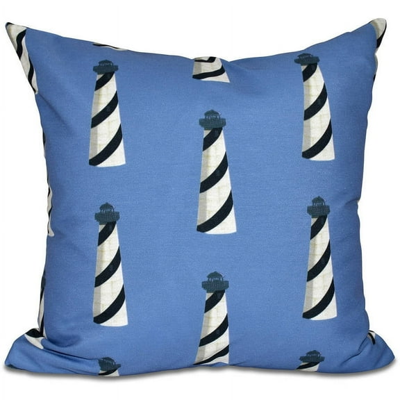 Simply Daisy 16" x 16" Beacon Geometric Print Outdoor Pillow