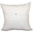 thumbnail image 1 of Simply Daisy 16" x 16" Believe Word Print Pillow, 1 of 2