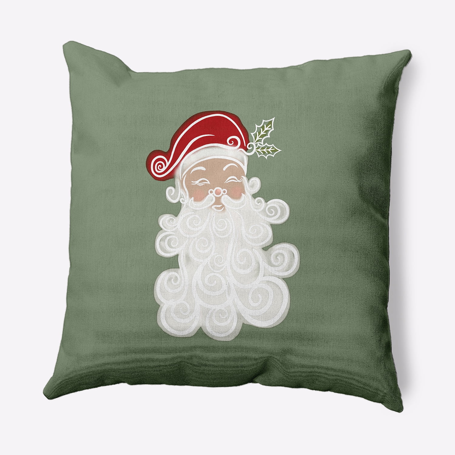 Simply Daisy 16" x 16" Believe in Santa Outdoor Throw Pillow