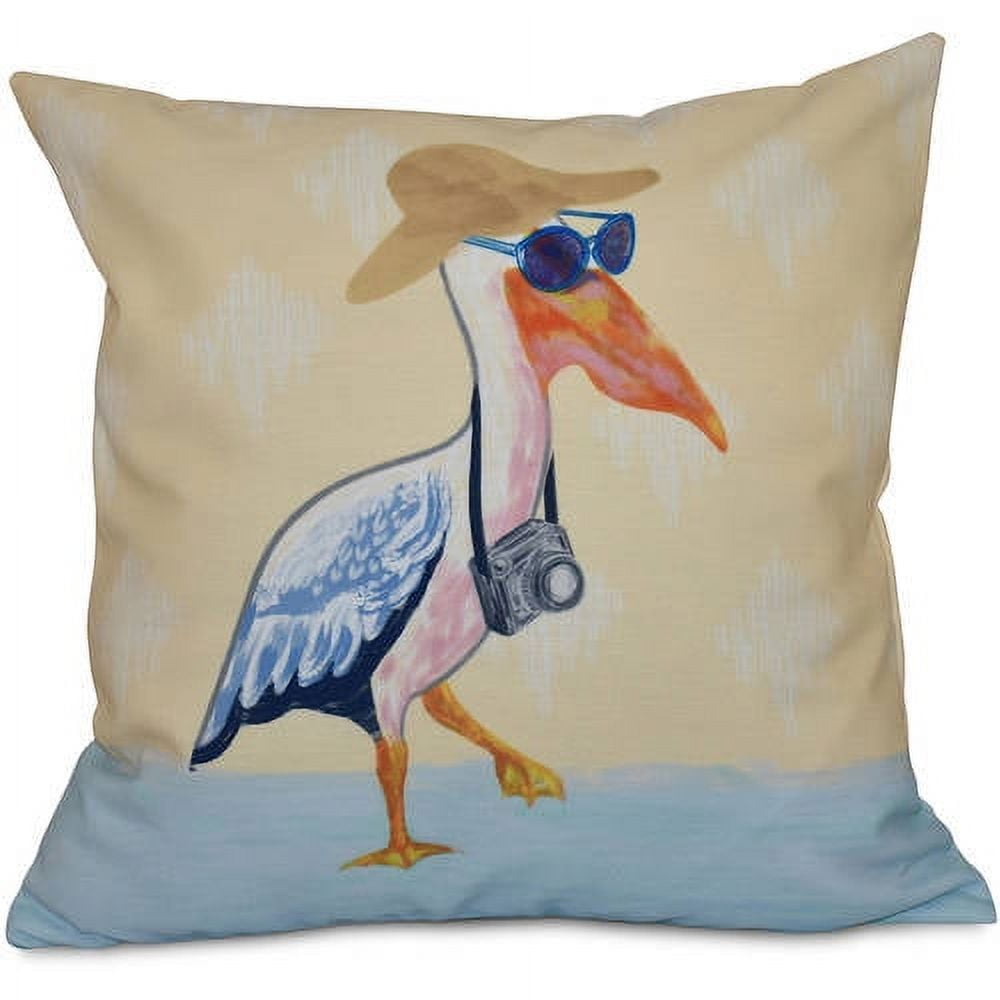 Simply Daisy 16" x 16" Bernadette Animal Print Outdoor Pillow