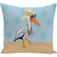 thumbnail image 1 of Simply Daisy 16" x 16" Bernadette Animal Print Pillow, Blue, 1 of 2