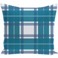 thumbnail image 1 of Simply Daisy 16" x 16" Big Bad Plaid Geometric Print Outdoor Pillow, 1 of 1