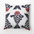 thumbnail image 1 of Simply Daisy 16" x 16" Big Fish Animal Outdoor Pillow, Navy (1 count), 1 of 1