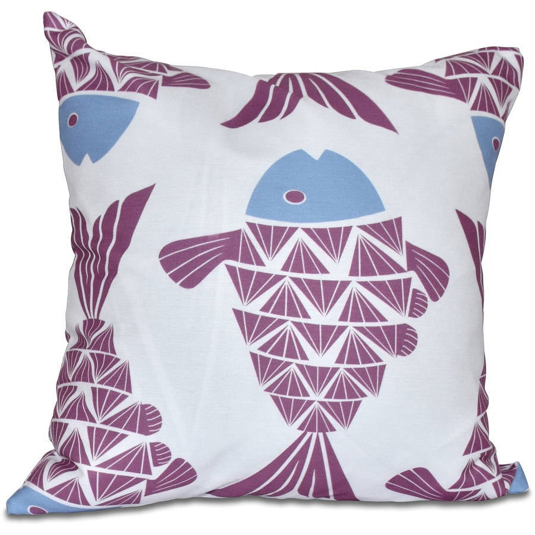 Simply Daisy 16" x 16" Big Fish Animal Print Pillow