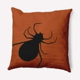 thumbnail image 1 of Simply Daisy 16" x 16" Big Spider Indoor/Outdoor Polyester Throw Pillow, Sienna, 1 of 3