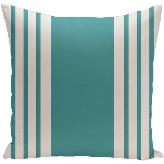 Simply Daisy, 16" x 16" Big and Bold Stripe, Decorative Outdoor Pillow
