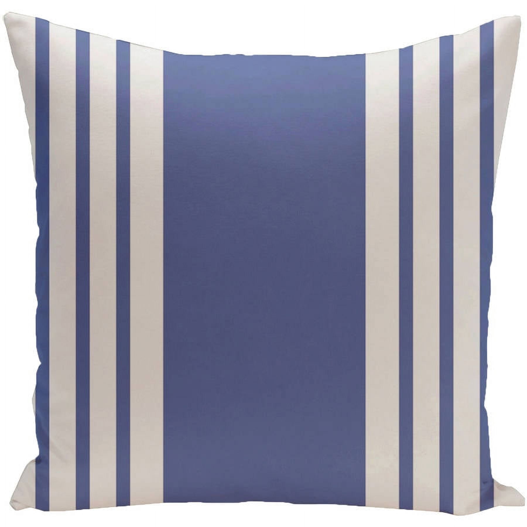 Simply Daisy 16" x 16" Big and Bold Stripe, Decorative Outdoor Pillow