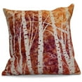 thumbnail image 1 of Simply Daisy 16" x 16" Birch Trees Floral Print Pillow, 1 of 1