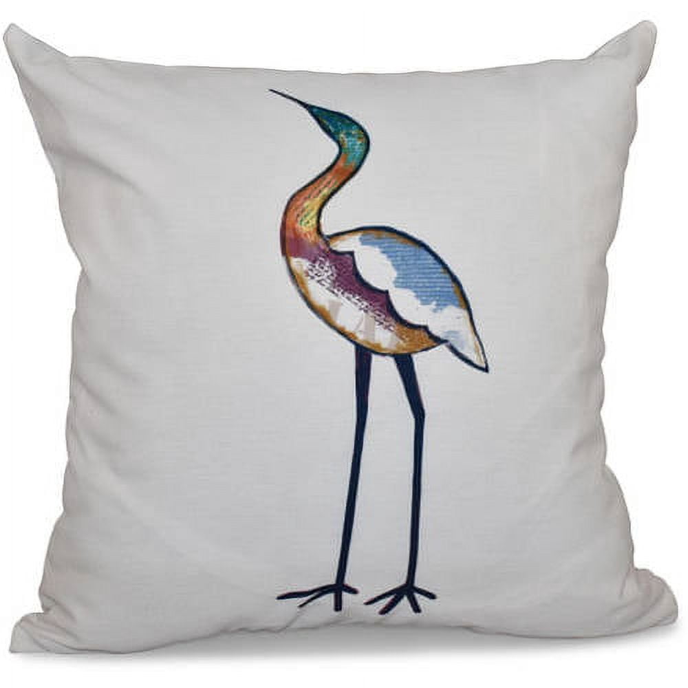 Simply Daisy 16" x 16" Bird Fashion Animal Print Outdoor Pillow