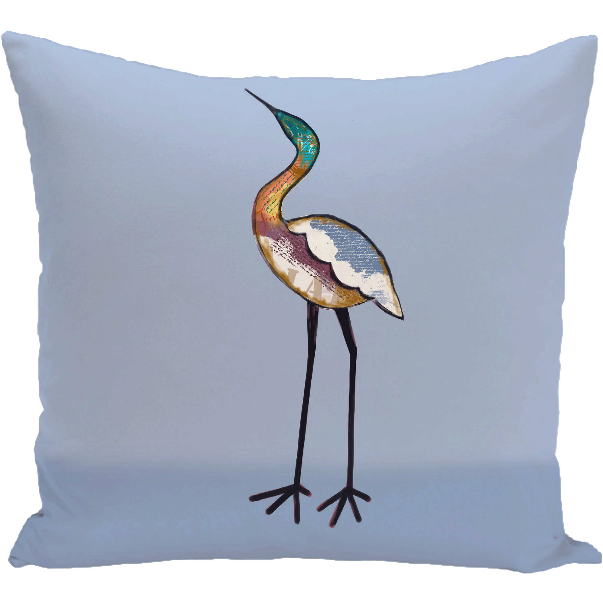 Simply Daisy 16" x 16" Bird Fashion Animal Print Pillow