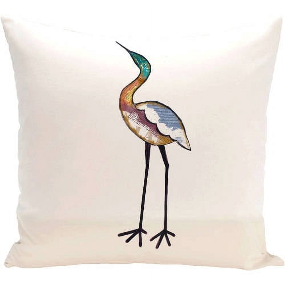 Simply Daisy 16" x 16" Bird Fashion Animal Print Pillow
