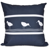 Simply Daisy 16" x 16" Birdwalk Animal Print Outdoor Pillow