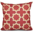 thumbnail image 1 of Simply Daisy 16" x 16" Bohemian 2 Geometric Outdoor Pillow, Orange, 1 of 1