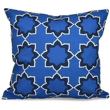 Simply Daisy 16" x 16" Bohemian Geometric Outdoor Pillow