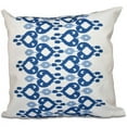 thumbnail image 1 of Simply Daisy 16" x 16" Boho Chic Geometric Outdoor Pillow, Blue, 1 of 1