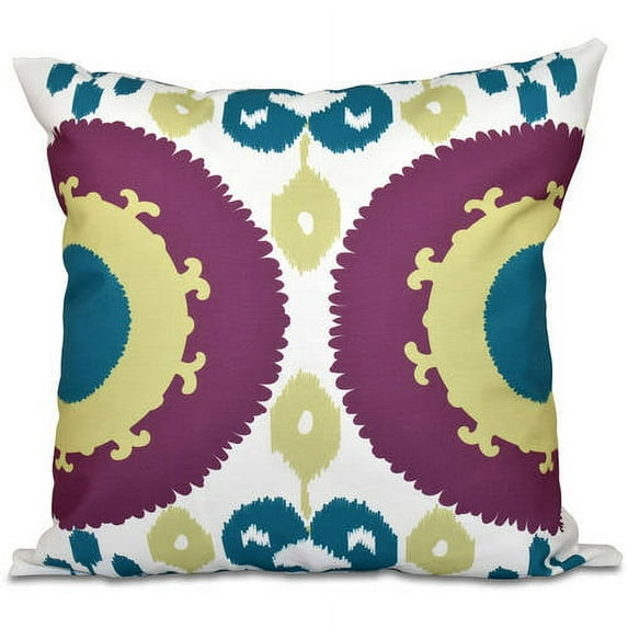 Simply Daisy 16" x 16" Boho Geometric Outdoor Pillow