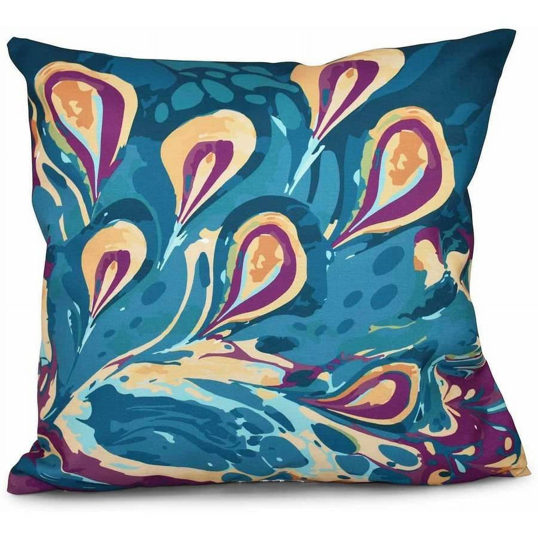 Simply Daisy 16" x 16" Boho Splash Geometric Print Pillow