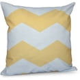 thumbnail image 1 of Simply Daisy 16" x 16" Bold Chevron Stripe Polyester Indoor/Outdoor Pillow, Yellow (1 count), 1 of 5