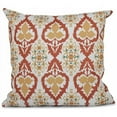 thumbnail image 1 of Simply Daisy 16" x 16" Bombay Geometric Print Pillow, Orange, 1 of 2