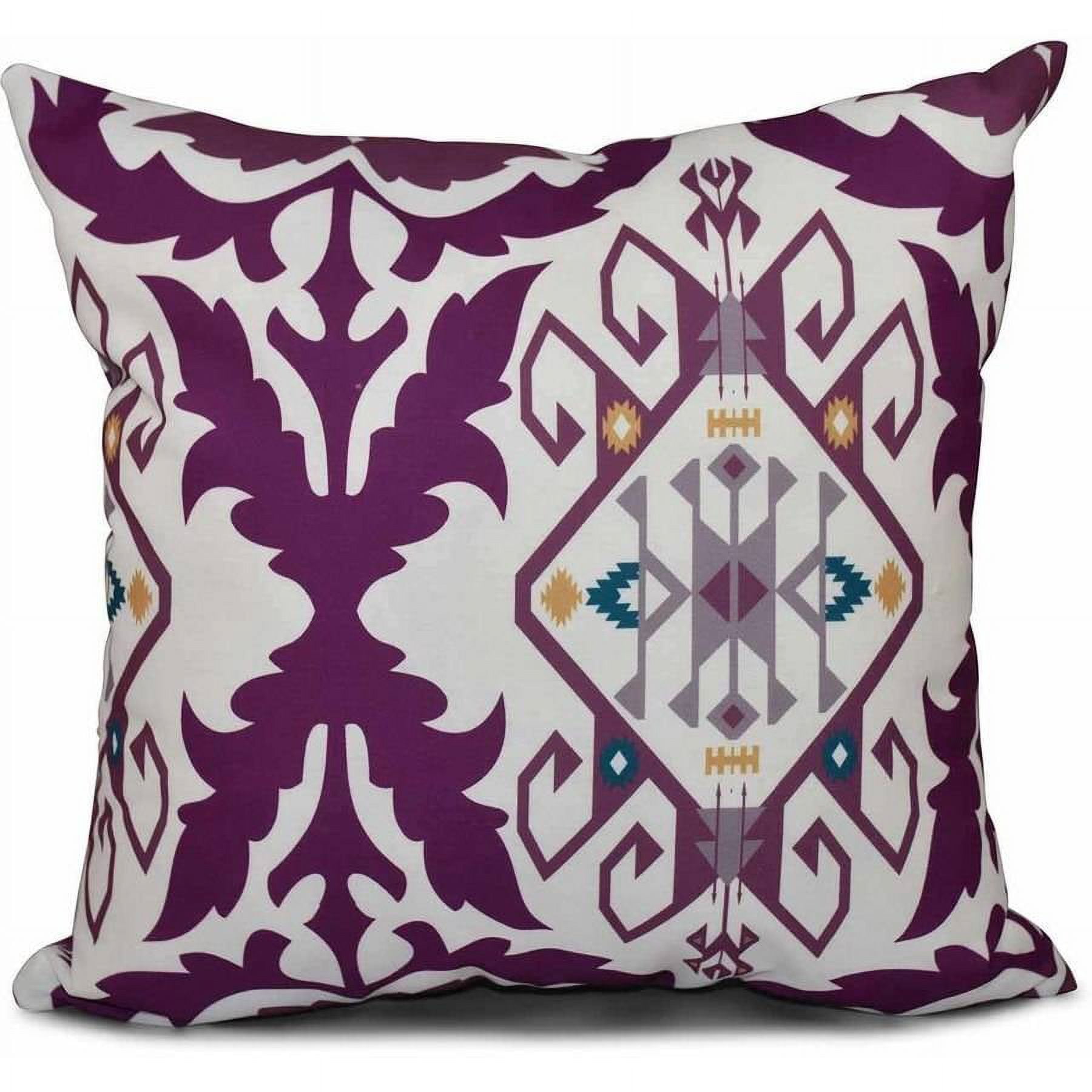 Simply Daisy 16" x 16" Bombay Medallion Geometric Print Pillow