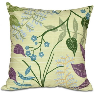Simply Daisy 16" x 16" Botanical Floral Print Pillow