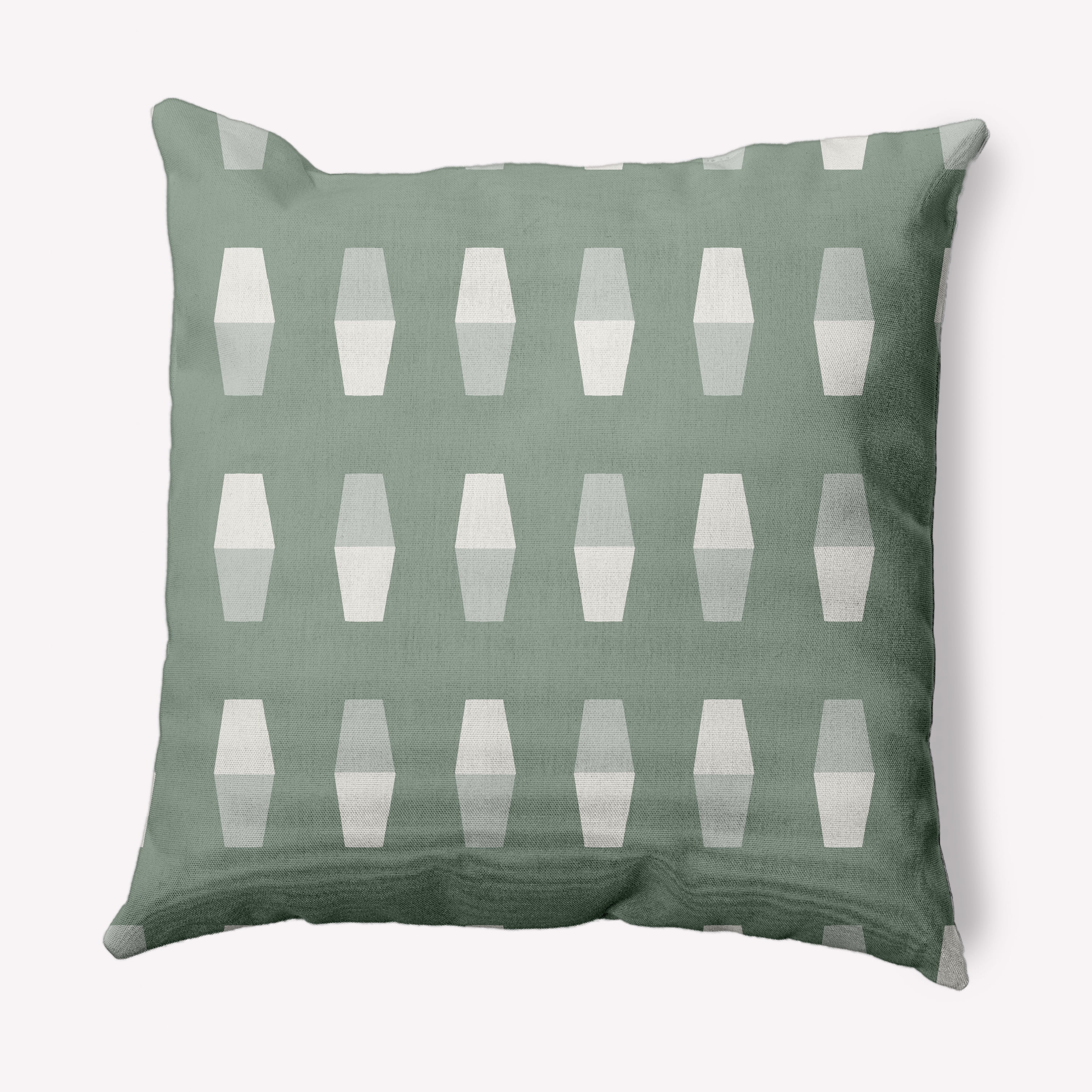 Simply Daisy 16" x 16" Bowling Pins Nautical Decorative Indoor Pillow