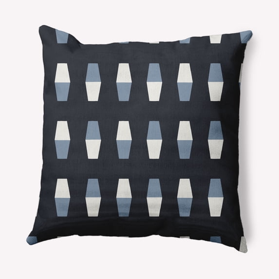 Simply Daisy 16" x 16" Bowling Pins Nautical Decorative Indoor Pillow