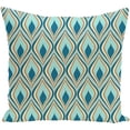 thumbnail image 1 of Simply Daisy 16" x 16" Candlelight Geometric Print Outdoor Pillow, 1 of 1