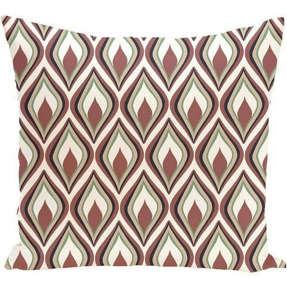 Simply Daisy 16" x 16" Candlelight Geometric Print Outdoor Pillow