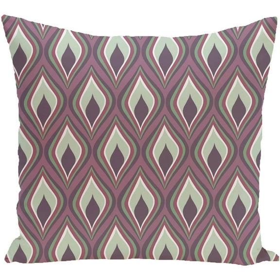 Simply Daisy 16" x 16" Candlelight Geometric Print Outdoor Pillow