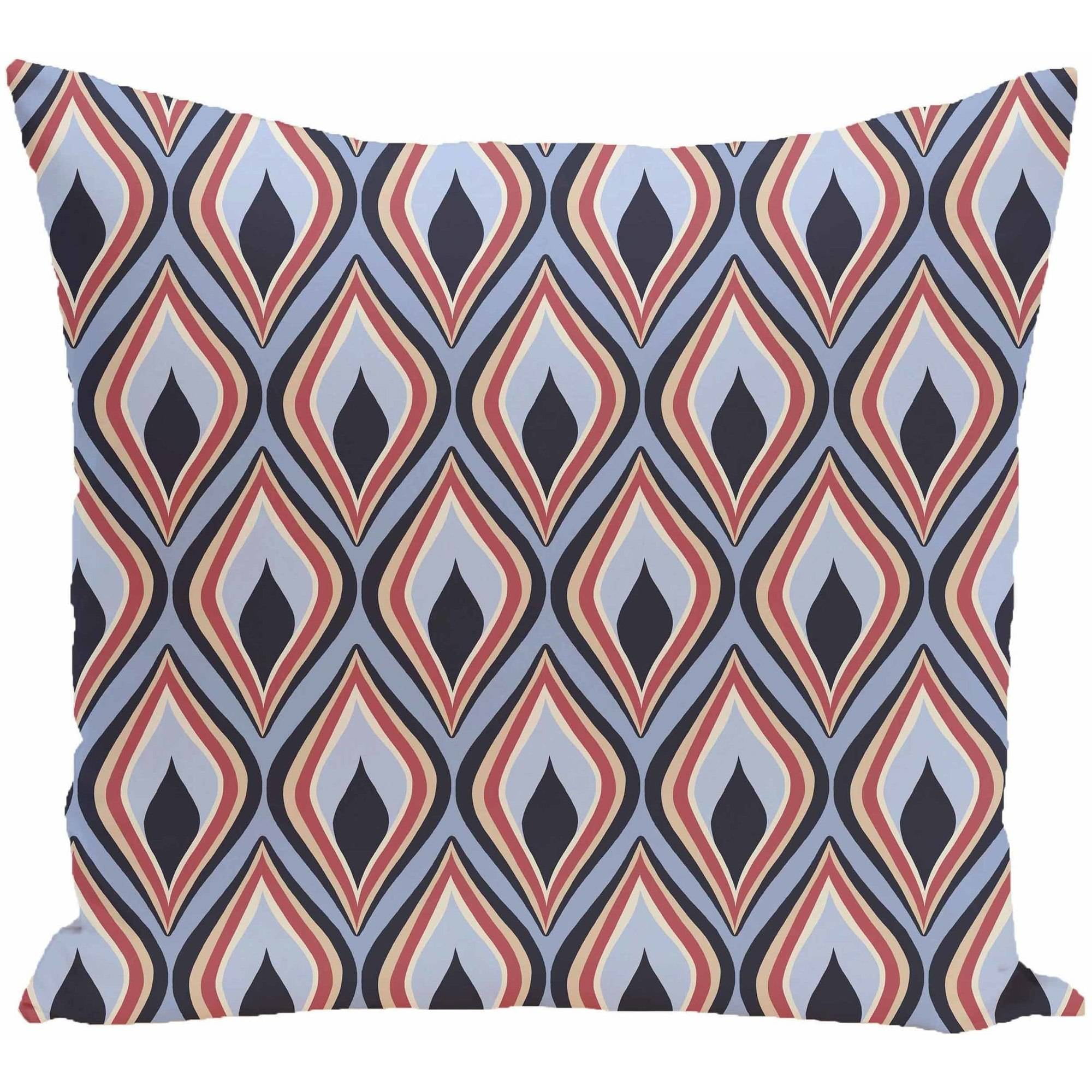Simply Daisy 16" x 16" Candlelight Geometric Print Pillow
