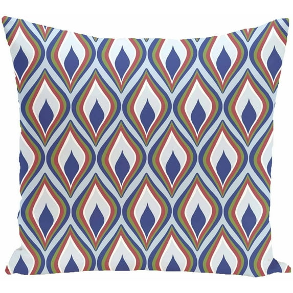 Simply Daisy 16" x 16" Candlelight Geometric Print Pillow
