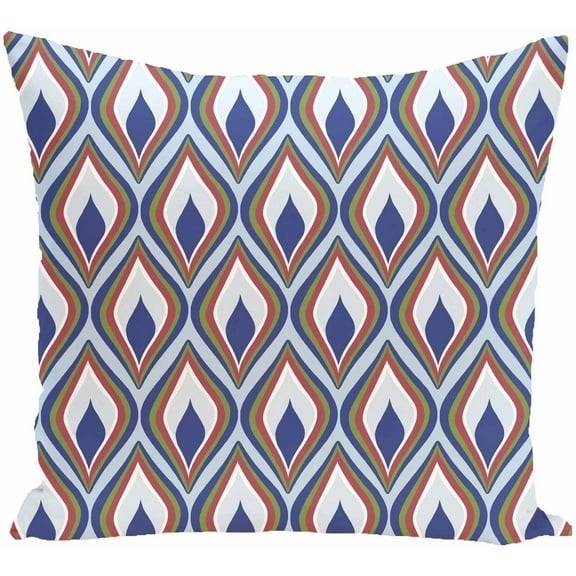 Simply Daisy 16" x 16" Candlelight Geometric Print Pillow
