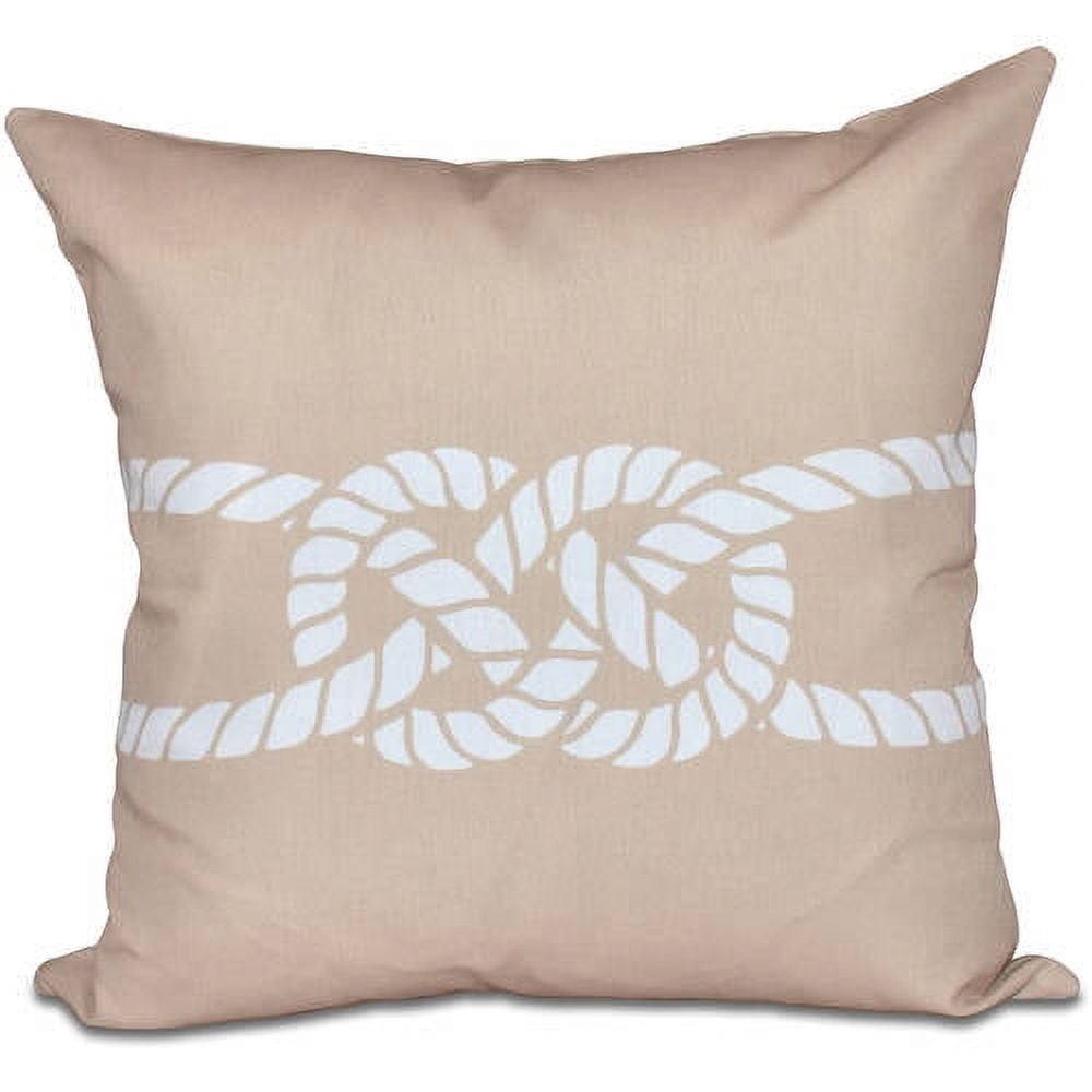 Simply Daisy 16" x 16" Carrick Bend Geometric Print Outdoor Pillow
