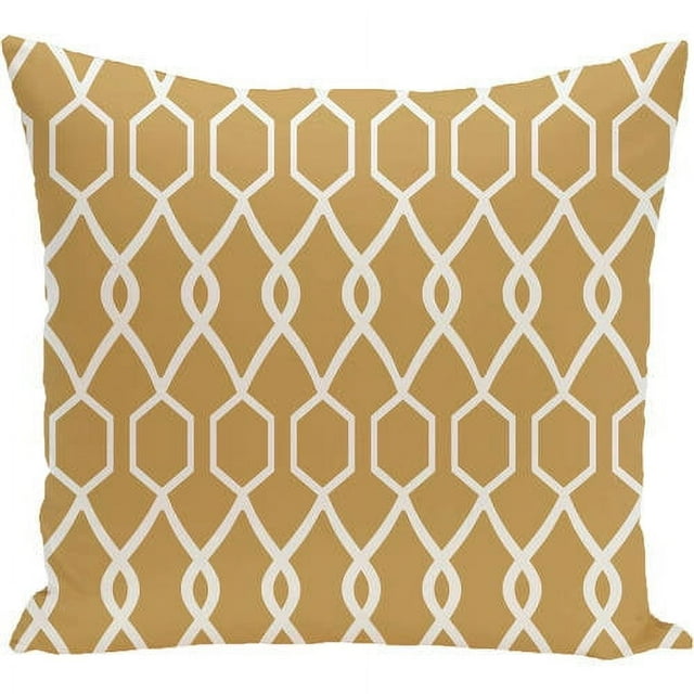 Simply Daisy 16" x 16" Charleston Geometric Print Outdoor Pillow